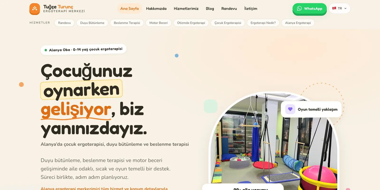 Tuğçe Turunç Ergoterapi — Sağlık