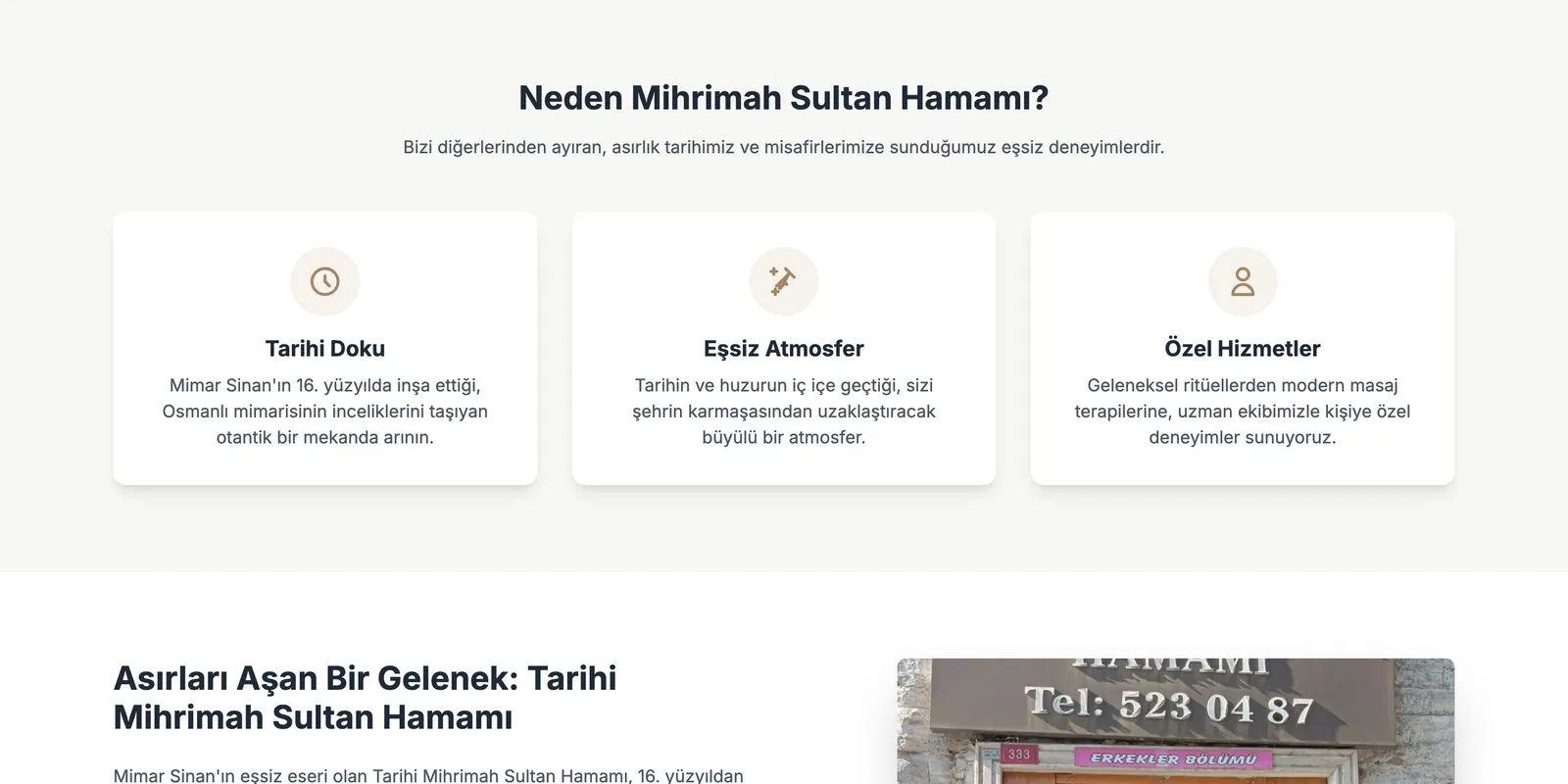 Mihrimah Sultan Hamamı — Turizm
